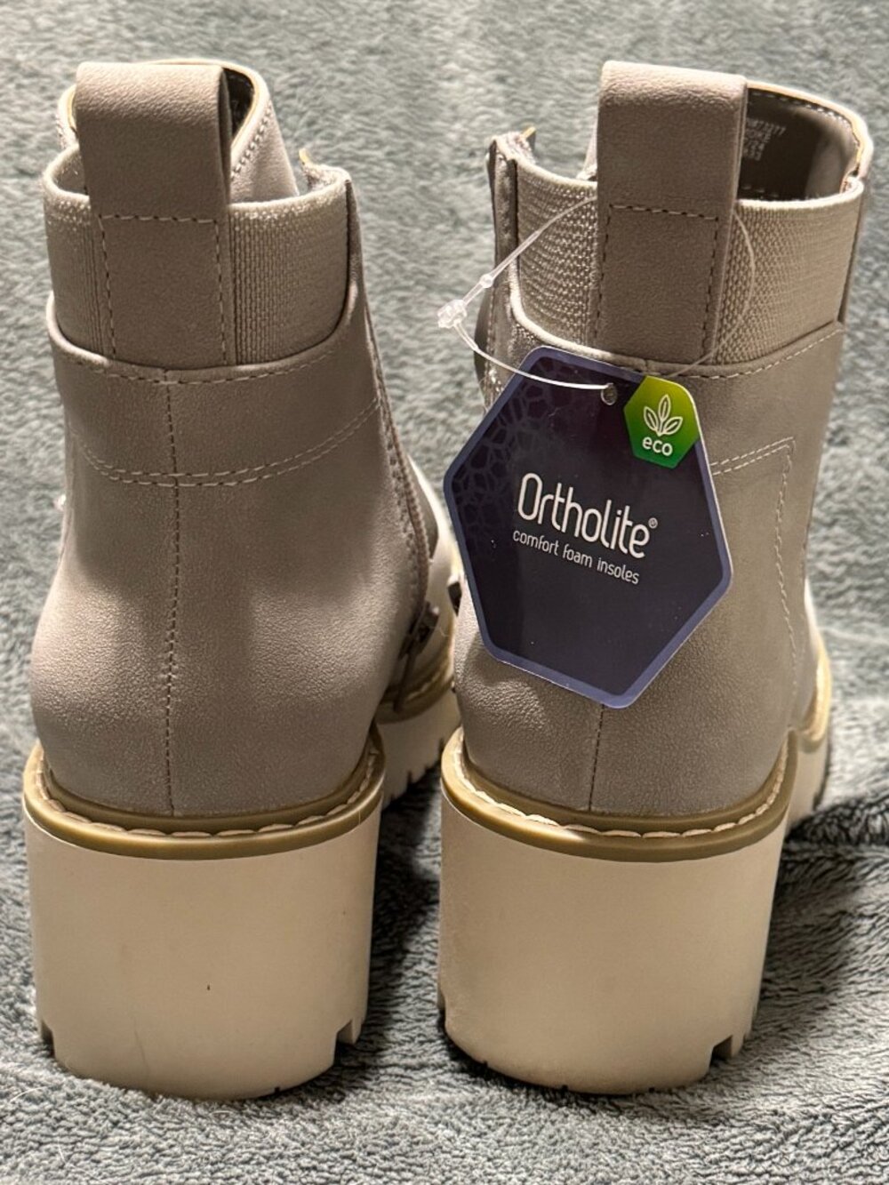 NWT Sonoma Goods For Life "Hadley" Wedge Ankle Boots – Smoke Gray (Size 7M) - Picture 5 of 8